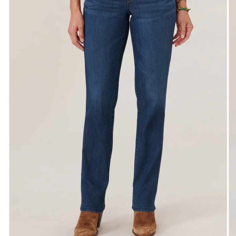Democracy Dark Blue Straight Leg Jeans-worn twice